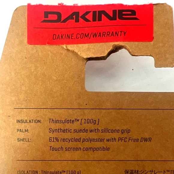 Sale!! DAKINE GLOVES SIM THINSULATE ISOLANT size XS - Picture 7 of 7